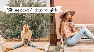 SITTING poses/ideas for Girls || poses for beginners
