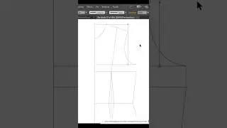 Patronaje digital 📐 #adobeillustrator #patronaje