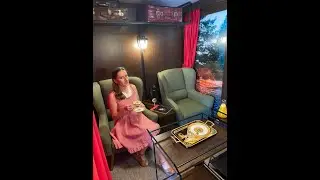 Кофе с золотом в кафе-поезд