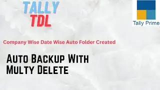 Company wise Auto Backup Tally TDL With Multy Delete