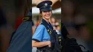 Arrest me😍I love beautiful policewomen #streetphotography