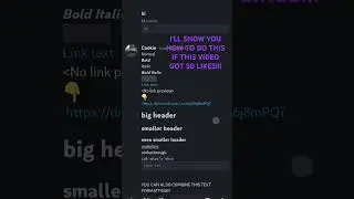 Discord text formatting #discord #tutorial #tutorials #text #fyp #fypシ゚viral