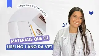 Materiais do meu 1º ano de medicina veterinária