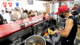 広島）高速提供ワンオペ中華鍋職人のいる衝撃過ぎる男めし中華食堂丨Egg Fried Rice - Wok Skills In Japan