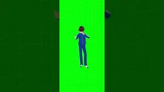 crying boy green screen cartoon / green screen cartoon