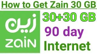 Zain 30 GB internet package 90 day | Zain 30 GB free Social media