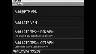 HOW TO CONFIGURE VPN ON ANDROID PPTP HD