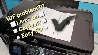 Fix Common ADF Feeder Jam Problem on HP Photosmart Premium C309a C410a Printer