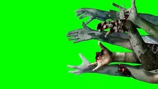 Monster hand green screen animation video // Gn screen