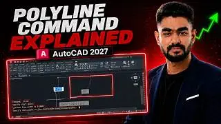 AutoCAD Begginer Course | Polyline Command Explained AutoCAD Tutorial