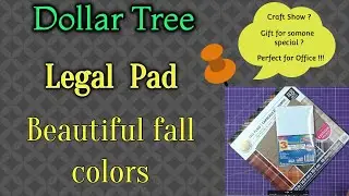 Note pad cover -Full Tutorial - Fall collection with beautiful fall papers.