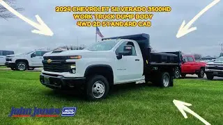 S3141R 2024 CHEVROLET SILVERADO 3500HD WORK TRUCK DUMP BODY 4WD 2D STANDARD CAB