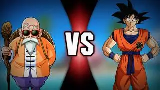 Powerwarriors 19.8 -  Master Roshi  vs Base form Goku