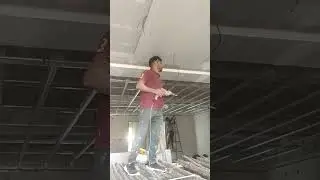 gypsum board installation. 🔩🛠️🔧#hrithikroshanthegreekgod #motivation #attitude #vedha #motivational