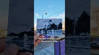 Финский часовой на ыоне Выборгского замка 