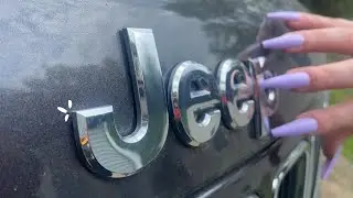 ASMR: Jeep Tapping & Scratching inside & outside! (plus other scratchy triggers)