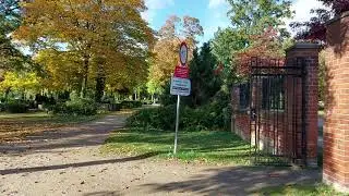 Oranienburg,  Städtischer Friedhof, Herbst 2022
