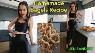 2 Piece Spandex Leggins Outfit Inspo with High Heels | Homemade Bagels Recipe