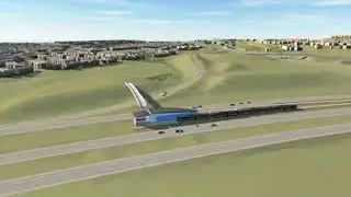 C-Train Fly Through Model