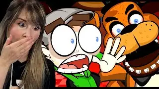 NEW FNAF FAN REACTS TO JACKSEPTICEYE ANIMATIONS (FIVE NIGHTS AT FREDDY'S)