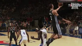 Wemby and CP3 VS Paul George and Embiid (Spurs VS Sixers) NBA2k24 | PS5