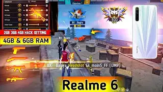 Realme 6 Free Fire Auto Headshot Setting ✅ 2025 || Realme Sensitivity+Dpi+Switch Access Setting  FF