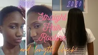 How To: Straight Hair Routine (natural 4C hair) @_jasmineknowsbest