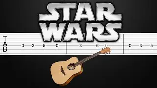 Star Wars Theme - The Imperial March Guitar Tabs, Guitar Tutorial