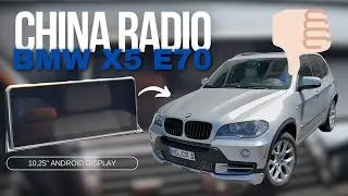 China Android Radio Navi Bildschirm in meinen BMW X5 e70 eingebaut!