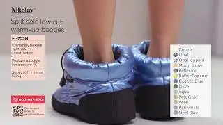 M 75SN Warm up split sole booties
