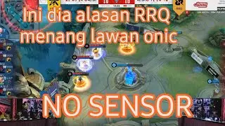 MIC CHEK RRQ VS ONIC