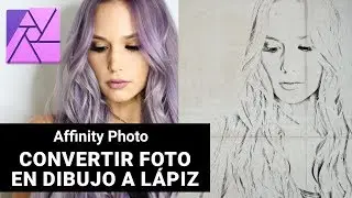 Convert a photograph into a pencil drawing with Affinity Photo, Spanish tutorial