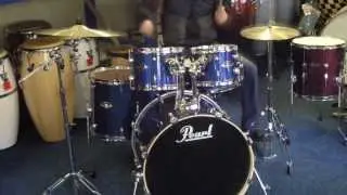 Pearl Export EXX725F/C-702 Electric Blue Sparkle