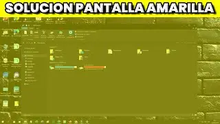 Cómo Quitar la PANTALLA AMARILLA en Windows 10