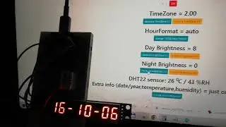 NTP clock with webcontrol on MAX7219 7-segment led display (1)