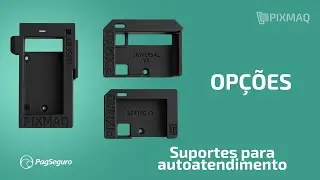 Opções de Suportes para fixar máquina de cartão em vending machine