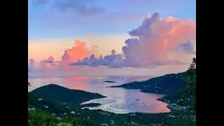 St John Villa Rental  - Tropical Manor,  Hilltop 4 Bedroom Pool Villa