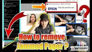 How to remove Jammed Paper EPSON L3110