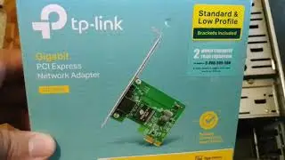 Установка 1 гб сетевой карты от TP-LINK  TG-3468. Зачем нужно менять карту? Тест скорости интернета.