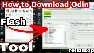 How to use Odin Tool step by step to flash firmware for any Samsung phone |Rollontop flash files