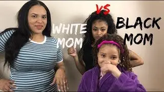 WHITE MOM VS BLACK MOM!!! | FicklinTV vlog | laugh with us