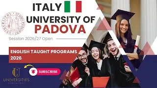 University of Padova 🇮🇹 | English-Taught Bachelor & Master Programs | Admission 2026