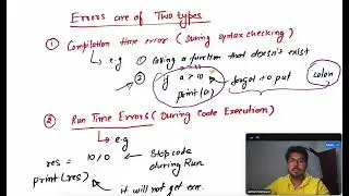 Error or Exception Handling in Python