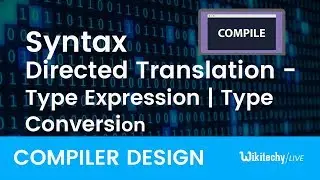 Syntax Directed Translation - Type Expressions | Type Conversions