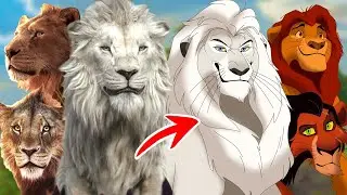 Characters of Mufasa Movie if were animated in classic 2D!