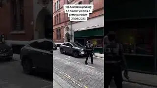 Pep Guardiola gets a parking ticket😂 #pepguardiola #mancity #premierleague #football #arsenal #pl