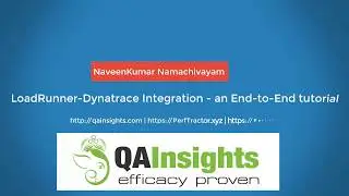 LoadRunner Dynatrace Integration - an End to End tutorial