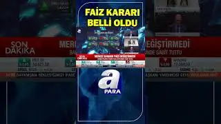 Merkez Bankası Politika Faizini Sabit Bıraktı 