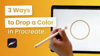 How to use Color Drop in Procreate.