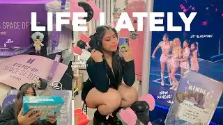 life lately 🛒 life update, organizing stationery, decorate my kindle, bts merch & blackpink concert